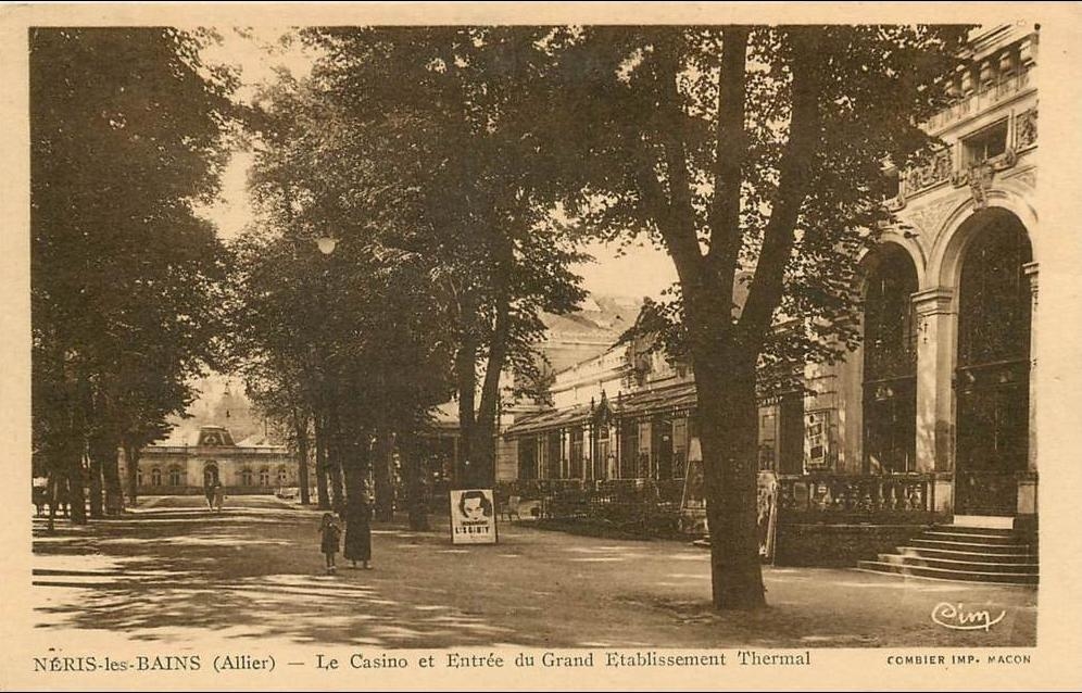 Photos et carte postales anciennes de NérislesBains Mairie de NérislesBains et sa ville