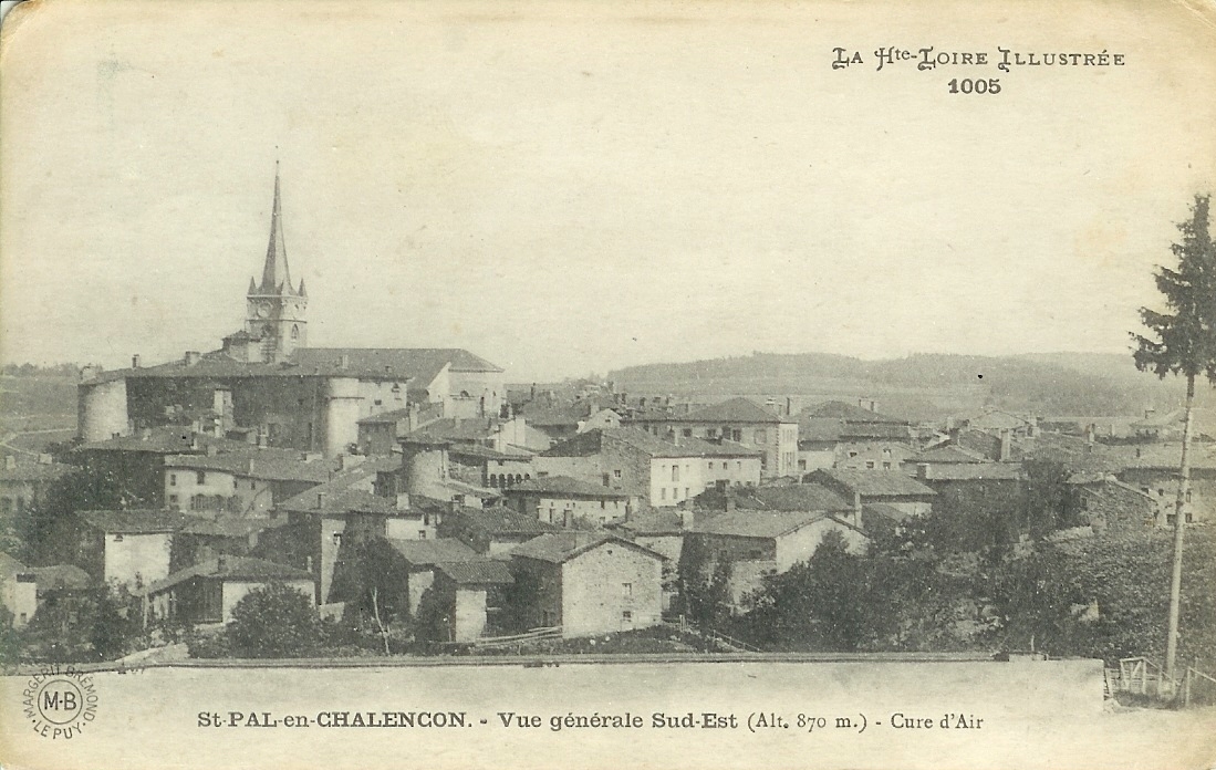 Photos et carte postales anciennes de SaintPaldeChalencon Mairie de SaintPaldeChalencon