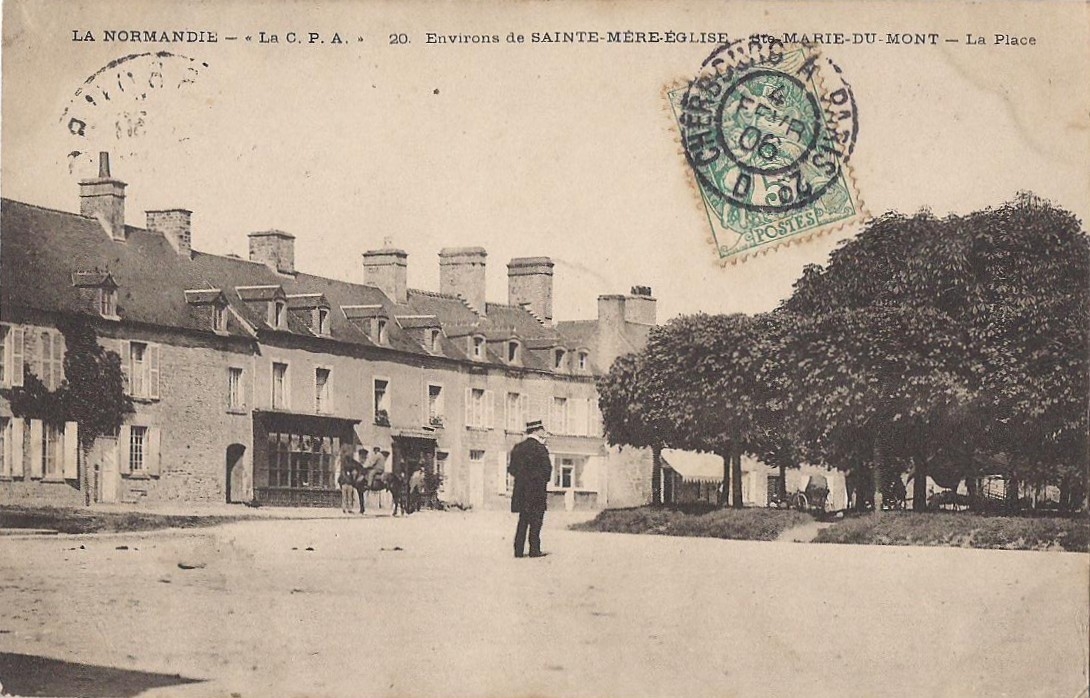 Mairie de SainteMarieduMont et sa commune (50480) (Manche).